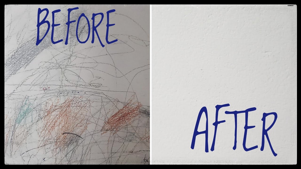 The Best & Easiest Way to clean Crayon,Pencil,Pen off your wallsHacksTempting Flavours by