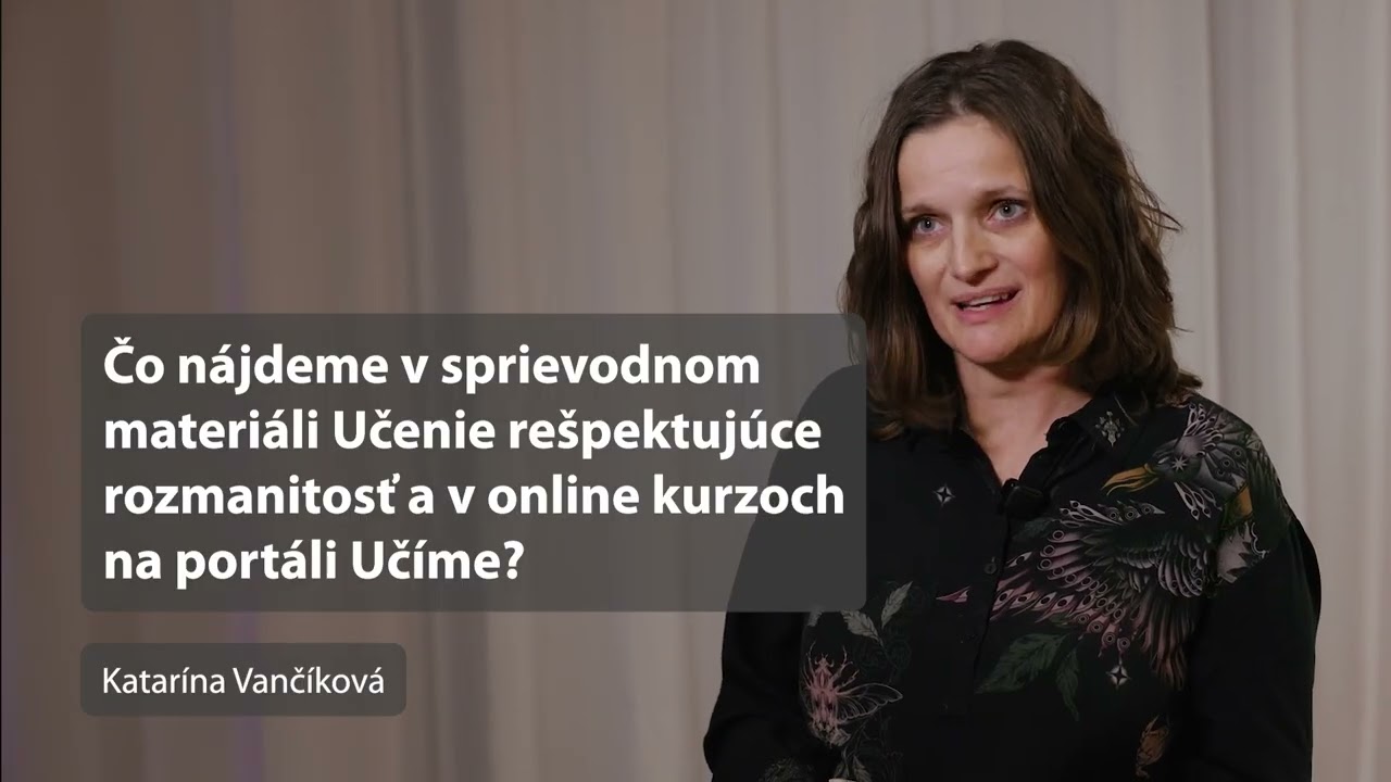 Katarína Vančíková: Zdroje k inkluzívnej praxi