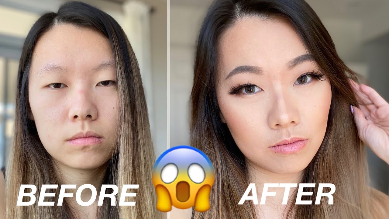 HOW I CATFISH THE INTERNET  ABG Makeup Transformation (asian monolid makeup  tutorial) 
