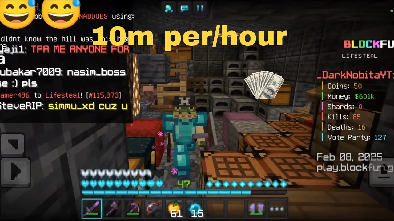 Money trick 🤑🤑🤑 Of Block Fun #blockfun #minecraft - YouTube