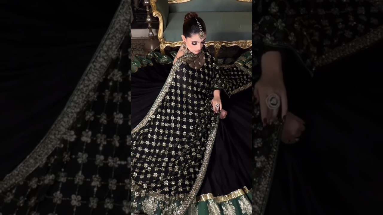 Gorgeous Black wedding designer dress design 👗💕😍