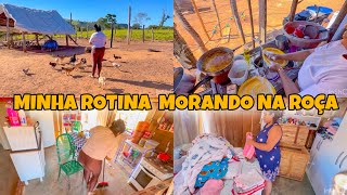 TENTANDO DA CONTA DE TUDO//MINHA ROTINA REAL 🫠UM POUCO DO MEU DIA MORANDO NA ROÇA 😍