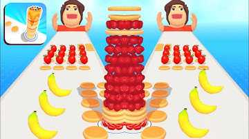PANCAKE RUN 🥞💕: All Levels Gameplay Walkthrough Android, iOS NEW UPDATE