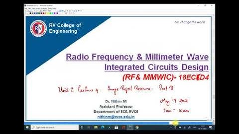 Lecture 5 Image reject receivers - Hartley Architecture Graphical Analysis | Unit 2 RF Transceivers
