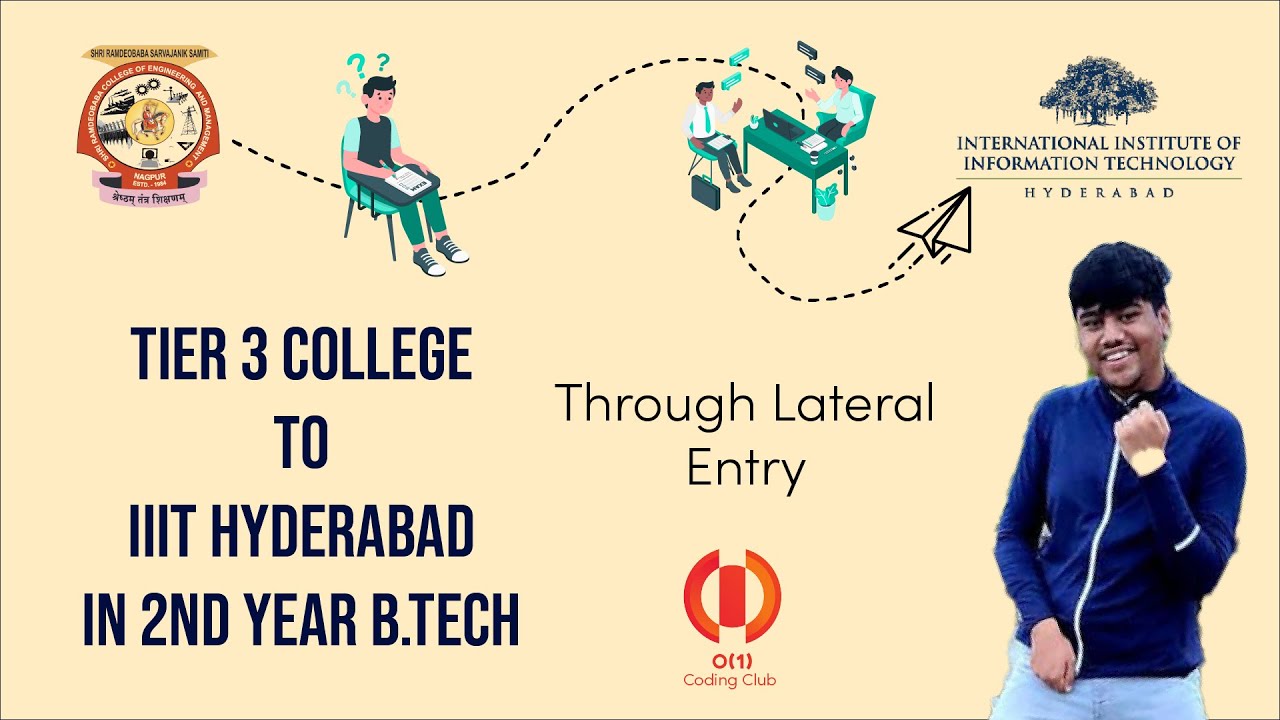 Parallel Entry from Tier 3 to IIIT Hyderabad || LEEE || Lateral Entry Entrance Exam || Admissions