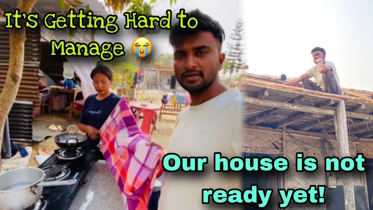 Life without a proper home😢struggling to cook 🧑‍🍳 outside 😢