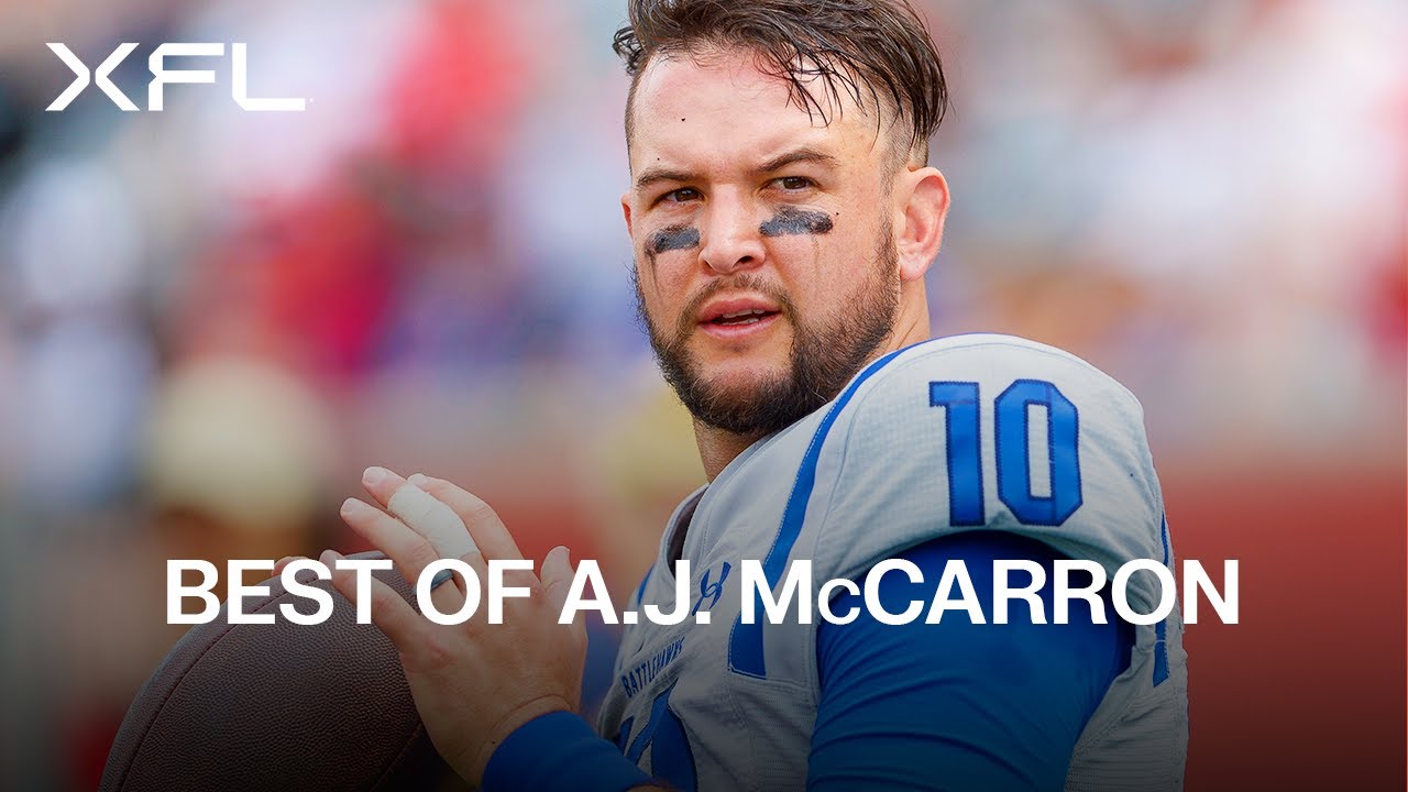 A.J. McCarron XFL Highlights (St. Louis Battlehawks Quarterback)