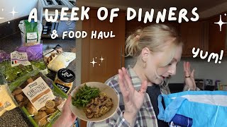 a week of dinner inspiration & weekly food shop | emily rose