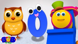 letter o song o for owl learn alphabet names sounds with bob the train