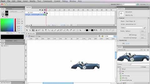 FLASH - Animating Car Part 2