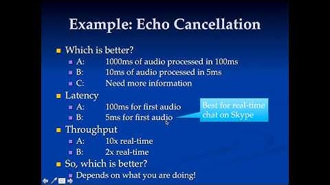3 latency throughput examples software