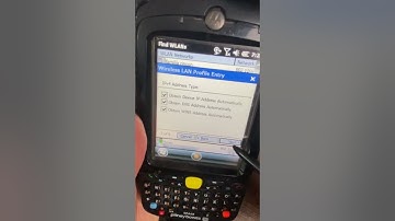 Motorola MC67 connecting to the internet 📶 Magaya WMS