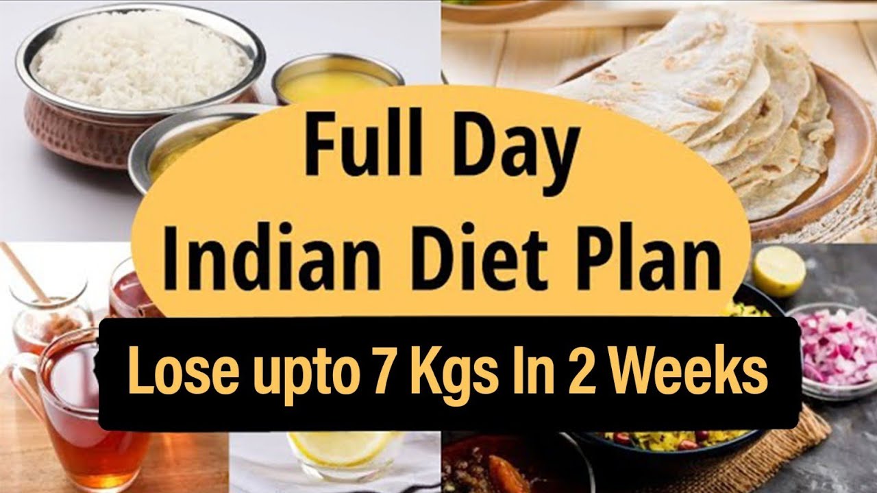 Full Day Indian Diet Plan For Weight Loss In Hindi | Simple - Easy Diet ...