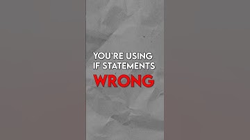Using IF statements wrong? |  #devlog #unitytips #gamedev