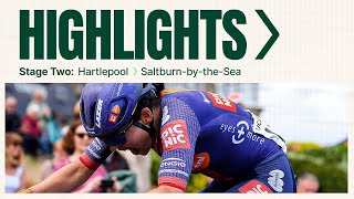 2025 Tour of Britain Women | Highlights from Stage 2