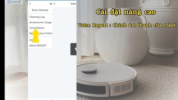 Hướng dẫn sử dụng cơ bản trên app cho ROBOT HÚT BỤI ECOVACS N8 PRO || TEKMALL❤️