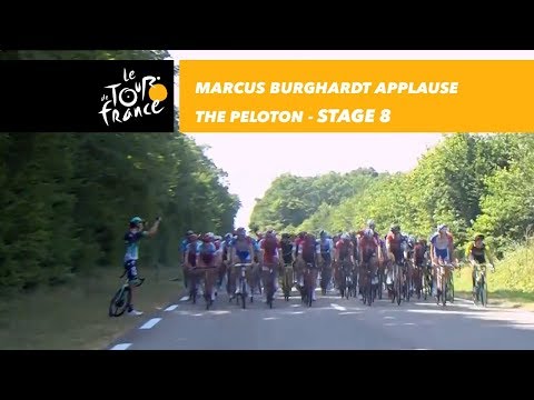 Marcus Burghardt applause the peloton - Stage 8 - Tour de France 2018