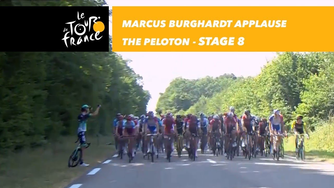 Marcus Burghardt applause the peloton - Stage 8 - Tour de France 2018