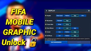 🔴 FIFA mobile 23 Graphics Unlock 60 Fps 😎 | Lag Free Gameplay | On Every Device 🔥
