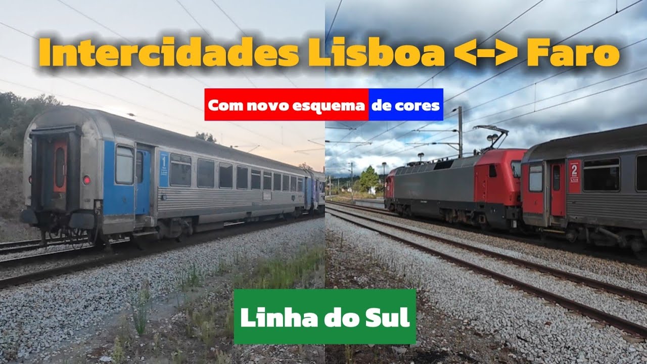 Intercidades Lisboa - Faro com novo esquema de cores