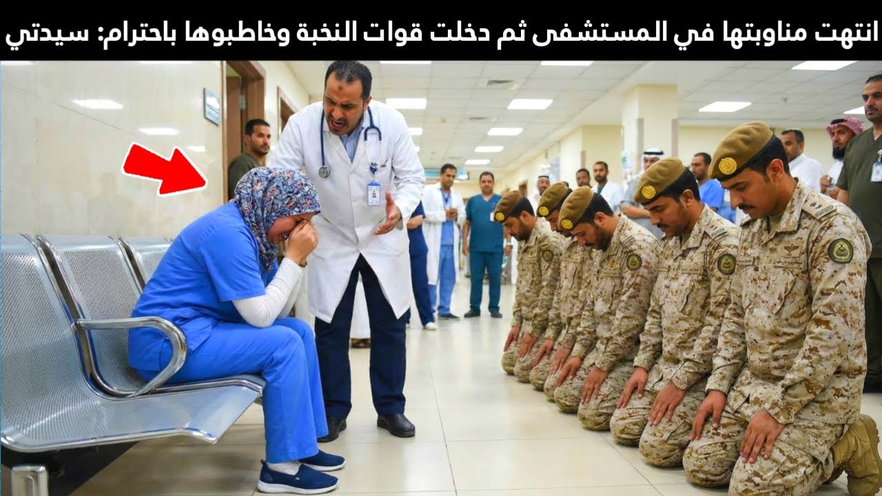 انتهت مناوبتها في المستشفى ثم دخلت قوات النخبة وخاطبوها باحترام: سيدتي