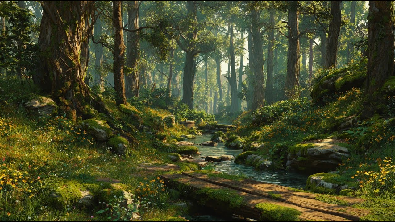 Whispers of a Peaceful Forest | 집중과 명상을 위한 중세 판타지 BGM | Relaxing Medieval Fantasy Music