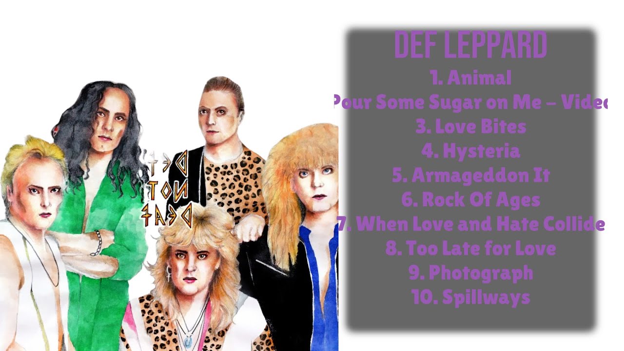 Def Leppard-Year's chart-toppers roundup-Prime Hits Selection-Consonant