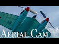 Two Flights Up To The Clouds  -  Aerial Footage  -  MiG-DIS Twin Model Airplane Soars!!