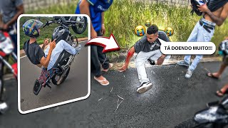 DOMINGRAU 🔥🏍️ | Domingo rua do grau (deu polícia e queda)