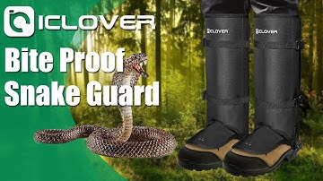 IC ICLOVER Snake Guards, Stab-Resistant Snake Gaiters Proof Leggings, Protects Against Snake Bite