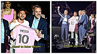 Messi Presentation at Inter Miami 🏝️ 🤩