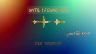 Until I found you | Sam Benwick Music | Ukulele Cover