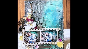 Mixed Media Canvas Video Tutorial by Evgeniya Zakharova