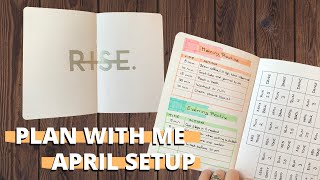 APRIL BULLET JOURNAL SETUP | PLAN WITH ME by Sara Tran 60 views 4 years ago 7 minutes, 33 seconds
