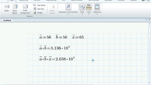 MathCAD Prime 9 combine Symbol
