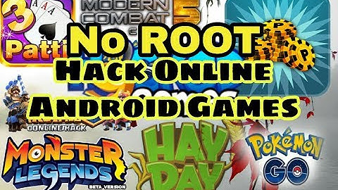 No Root Hack Any Android Online Game Without PC ( No Root )