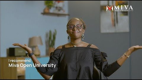 Miva Open University Student Testimonial | BSc. Computer Science