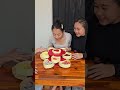 Double layer rotating lotus snack tray