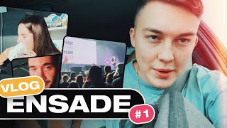 Трип в Москву на машине / Играем на Andrenaline stadium / Тратим деньги на еду - ENSADE VLOG #1