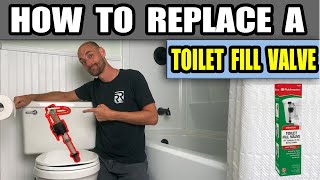 Toilet Valve Replacement - How to Replace Toilet Fill Valve