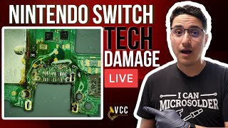 FAIL  Nintendo Switch Charging Port Repair. How To Fix Ripped Pads. Microsoldering