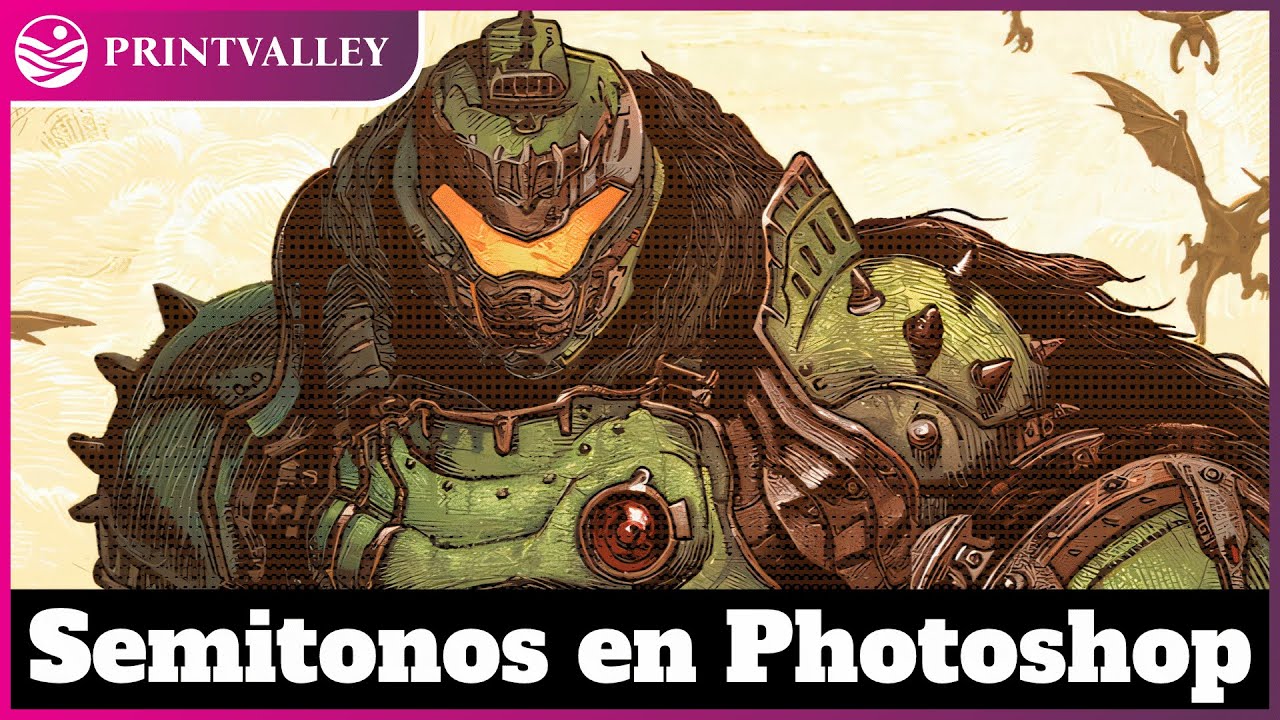 Semitonos en Photoshop