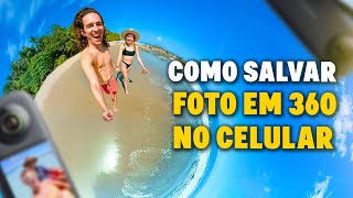 Como VER FOTO 360 no celular l Tutorial INSTA360 X3 screenshot 2