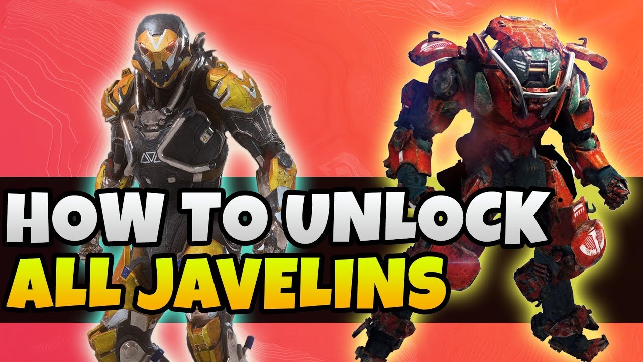 Anthem How To Unlock All Javelins Anthem News Update Youtube