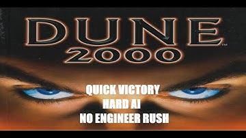 Dune 2000 Quick Victory HARD AI No Engineer Rush