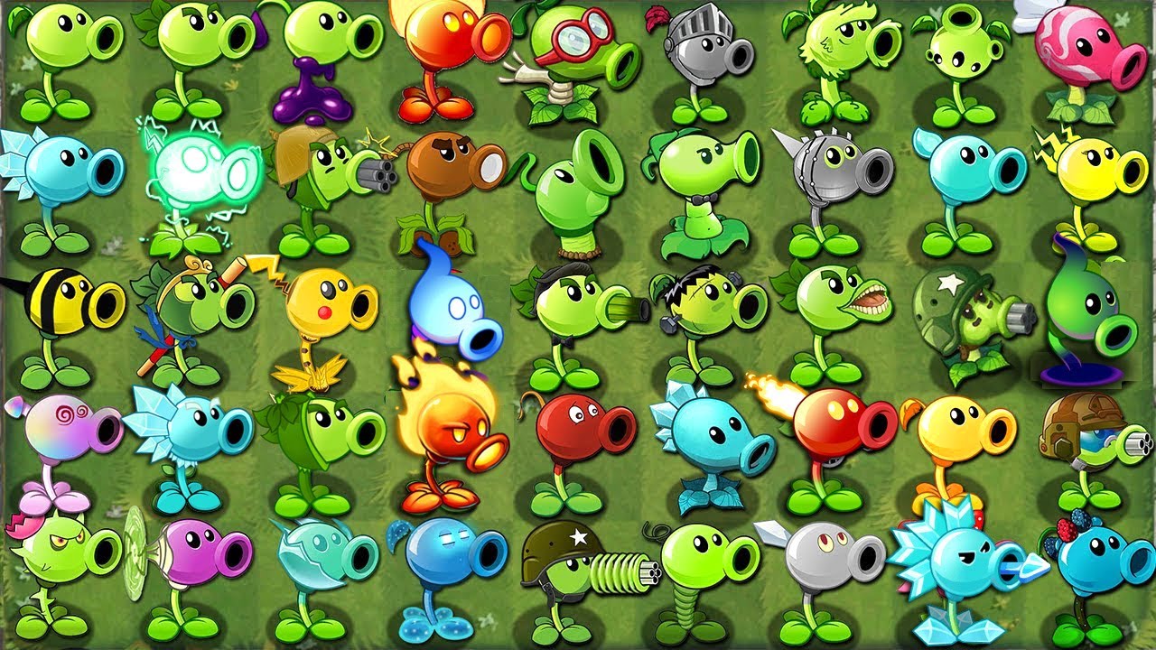 p vs z 2  2022  All PEASHOOTER vs All Zombies Modern Day - Who Will Win? - PvZ 2 Plant Vs Plant