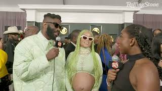 2023 GRAMMY Awards Red Carpet: Tobe Nwigwe &amp; Martica &#39;Fat&#39; Nwigwe