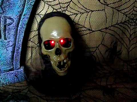 11 animated talking skull head light sound halloween party prop decoration - Talking Skull Halloween 11 animated talking skull head light sound halloween party prop decoration - Talking Skull Halloween