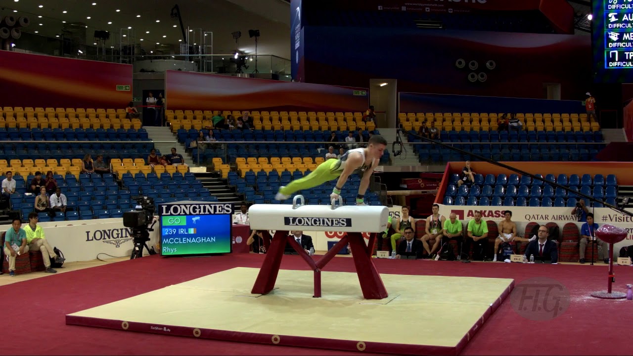 McCLENAGHAN Rhys (IRL) - 2018 Artistic Worlds, Doha (QAT) - Qualifications Pommel Horse