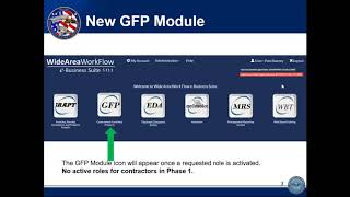 Overview of the Government Furnished Property (GFP) Module